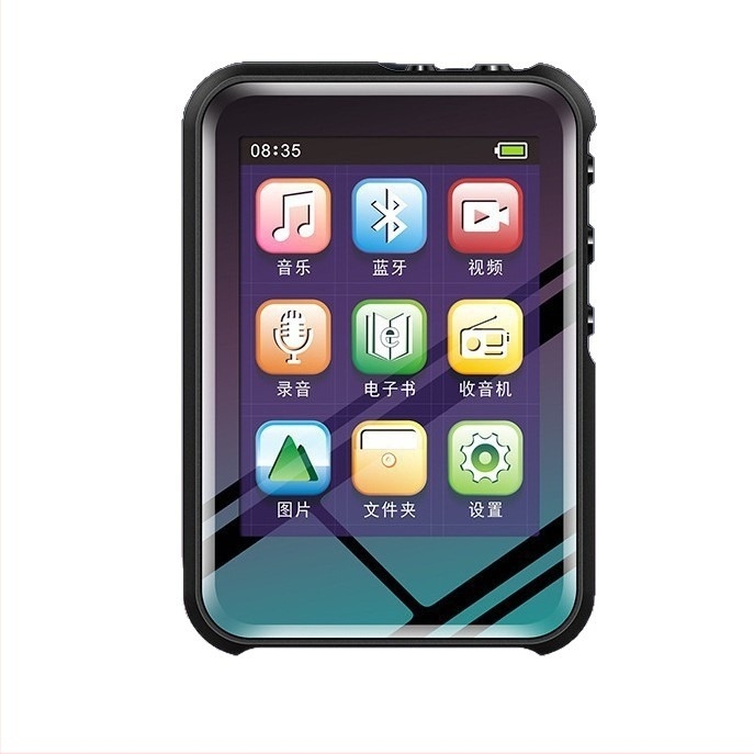 Multifunkciós MP3/MP4 lejátszó HD kijelzővel, hangrögzítő, FM rádió, Bluetooth, USB 2.0