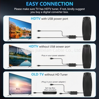 ATSC beltéri és kültéri HDTV digitális TV antenna vevő