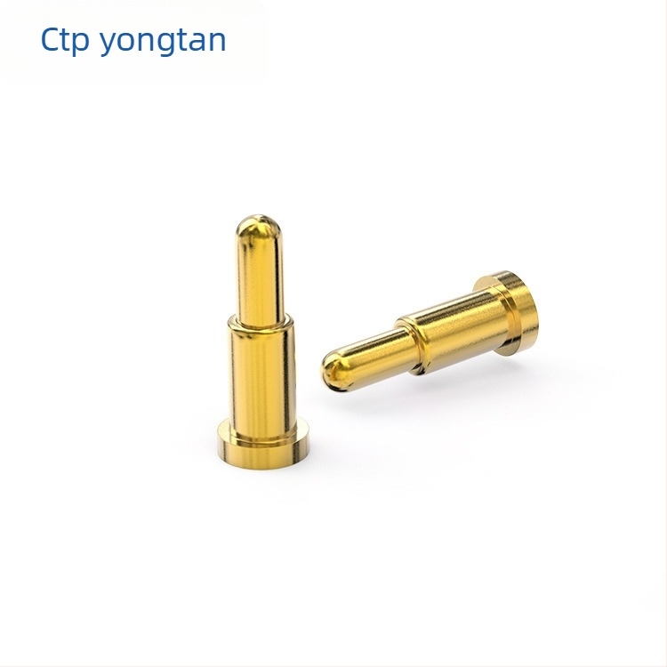 Lapos alapú Pogopin antenna pin, töltőpin, vezető rugós pin, 5 μm jelátvitel csatlakozó