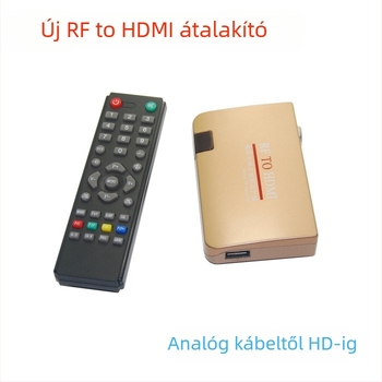 RF to HDMI analóg videókonverter, modell RF2HDMI, felbontás 1920x1080, univerzális rendszer, jelátvitel konverzió
