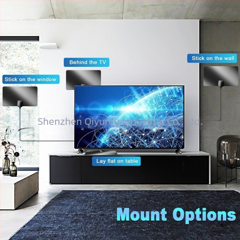 Beltéri digitális TV-antenna – mini HDTV antenna, DVB-T2, Ground-Wave kialakítás, Yixi