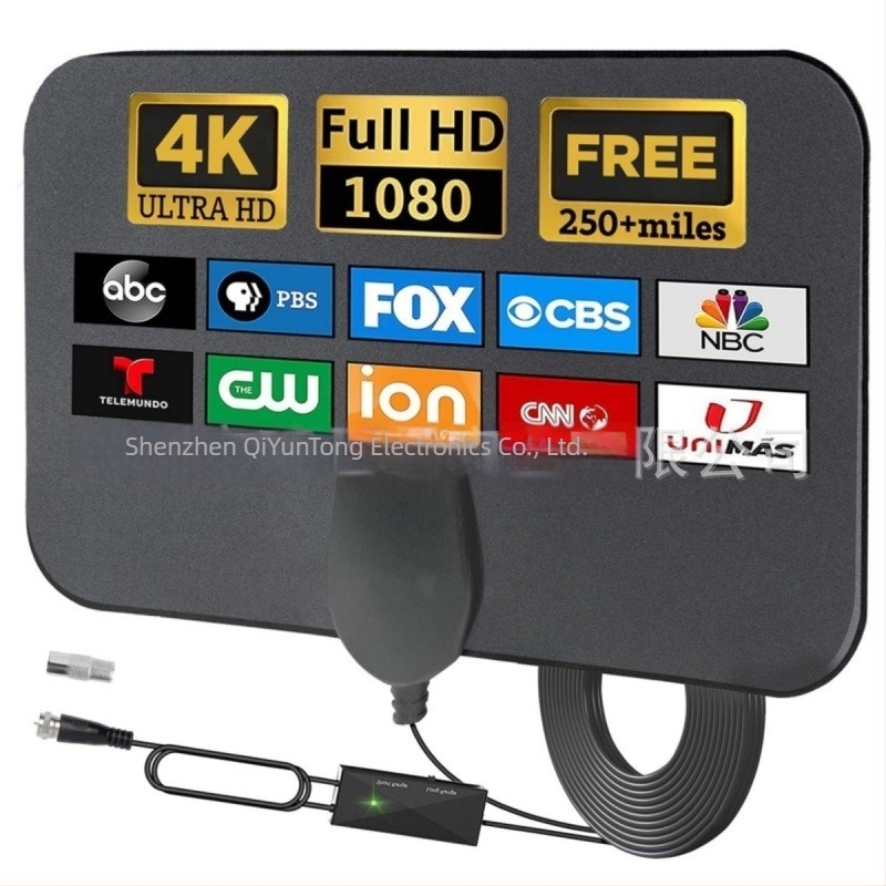 Beltéri digitális TV-antenna – mini HDTV antenna, DVB-T2, Ground-Wave kialakítás, Yixi