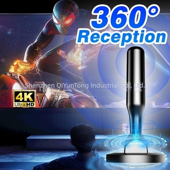 Xixi HIDB beltéri/kültéri TV antenna, 4K/1080P digitális TV vétel, szívófejes rögzítés