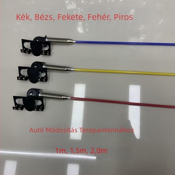 Dekoratív jármű antenna menetes rögzítéssel autókhoz, motorkerékpárokhoz és elektromos járművekhez