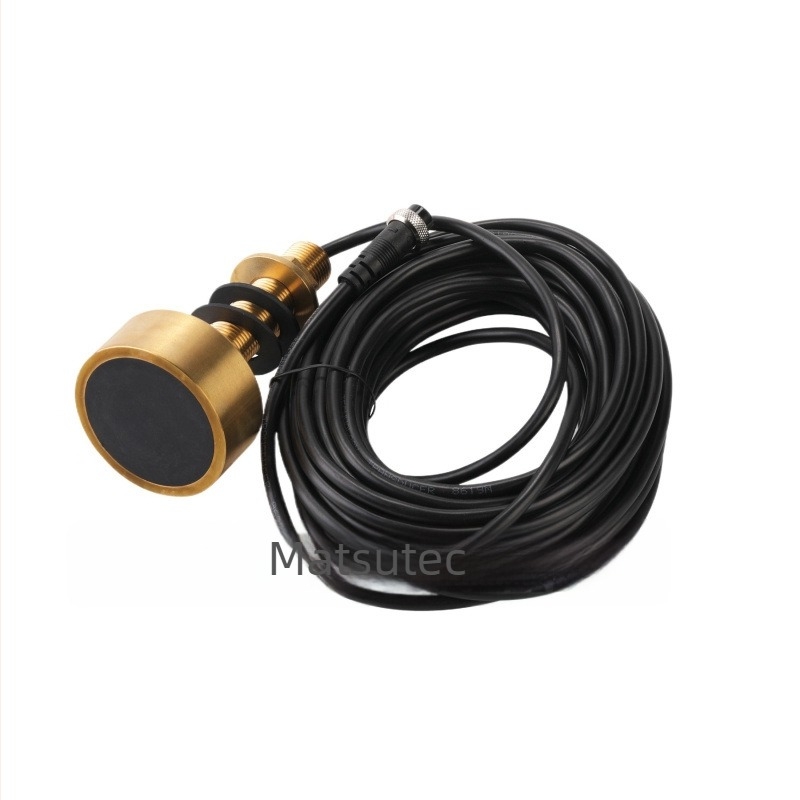 Matsutec TD-25 Szenzor Transzducer, 600W, 3-Pin Hárommagos Repülő Csatlakozó, Bronz Transzduktor