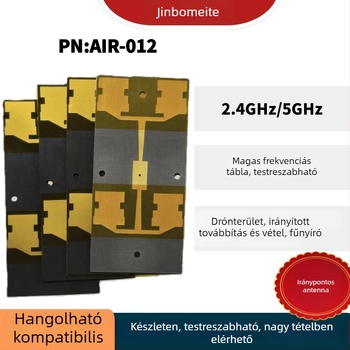 Beépített PCB-vel rendelkező drón antenna, nagy nyereségű, irányított, Ptfe magasfrekvenciás panel, 2,4/5 GHz, cserélhető panelok