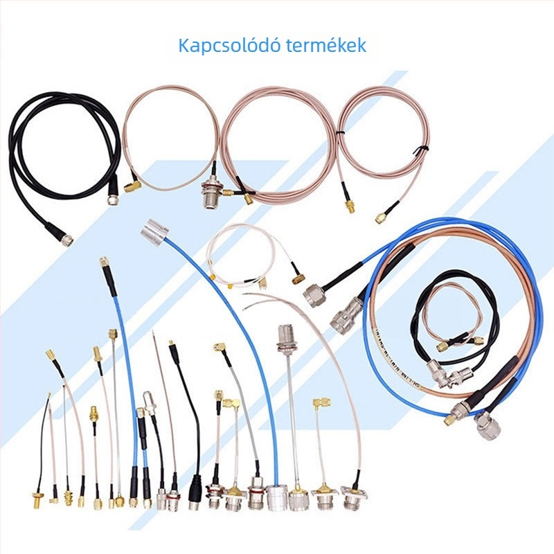 RG316 koaxiális antennaextenziós kábel, 0–6 GHz, SMA férfi– SMA női csatlakozó