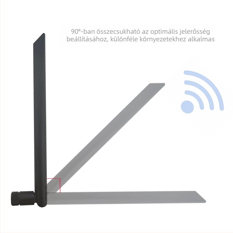 WiFi stick router antennával, 2.4 GHz/5 GHz/5.8 GHz összecsukható Blade Satellite
