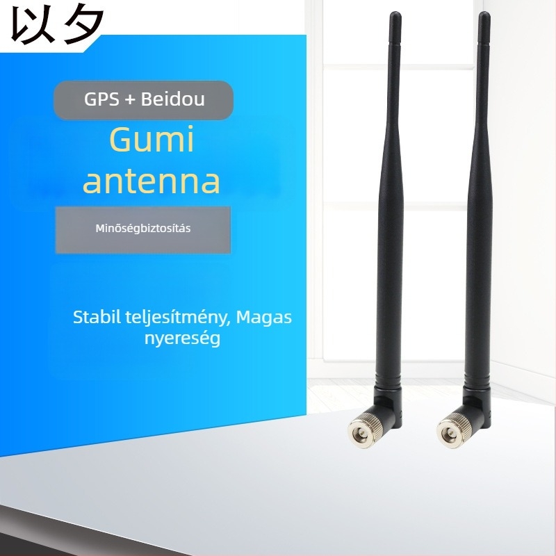 Beidou GPS passzív antenna, duál‑módú műholdas pozicionálás, 1,5–1,6 GHz, összecsukható rudas antenna