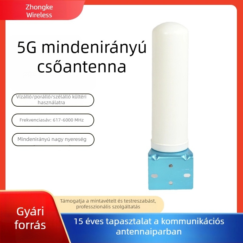 4G/5G LTE kültéri router külső antennával, jel-erősítő, vízálló és UV-álló