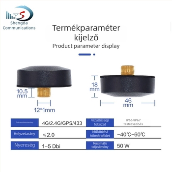Beidou GPS antenna, 2.4/5.8 GHz, nagy nyereségű Wi‑Fi, kültéri vízálló gombaantenna Bluetooth-kapcsolattal