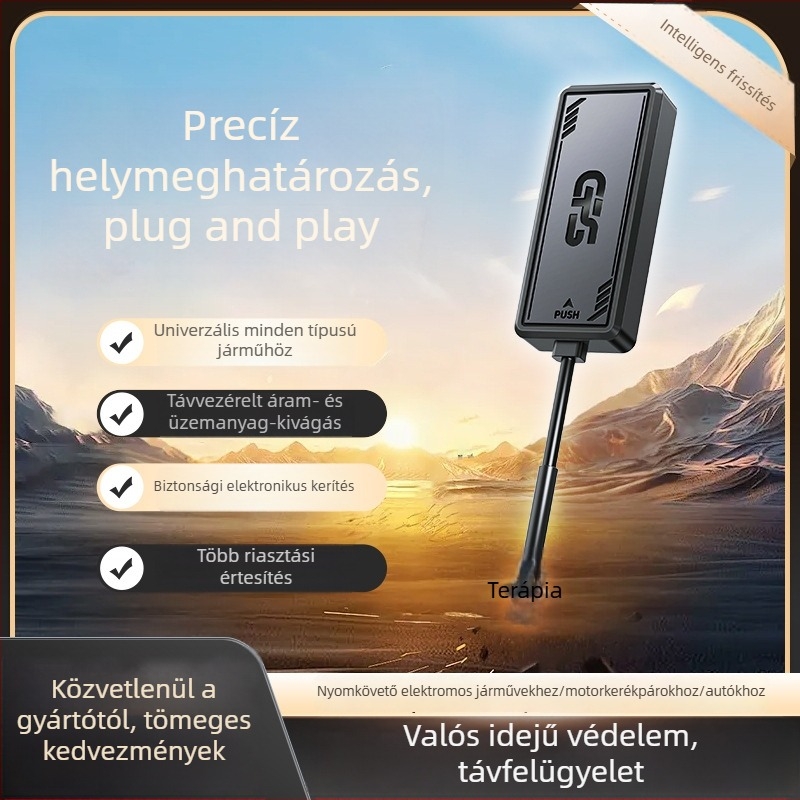 4G járműlokátor Beidou GPS-szel, elektromos autók és motorok nyomkövetése, lopás elleni védelem, töltés nélkül