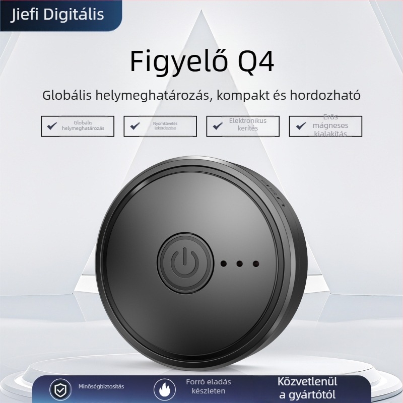 Beidou és 4G személyes GPS nyomkövető, 5 m pontos helymeghatározás, SOS, geofence és mobilriasztás, mágneses rögzítés