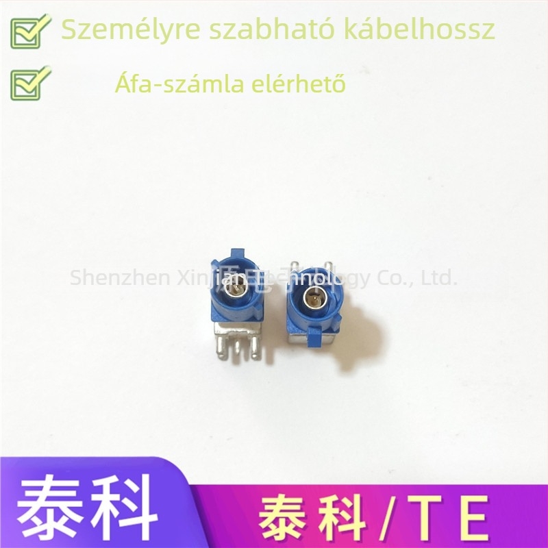 RF koaxiális csatlakozó, FAKRA-C SMB, autó GPS antenna számára, TE/Tyco 2291392-3