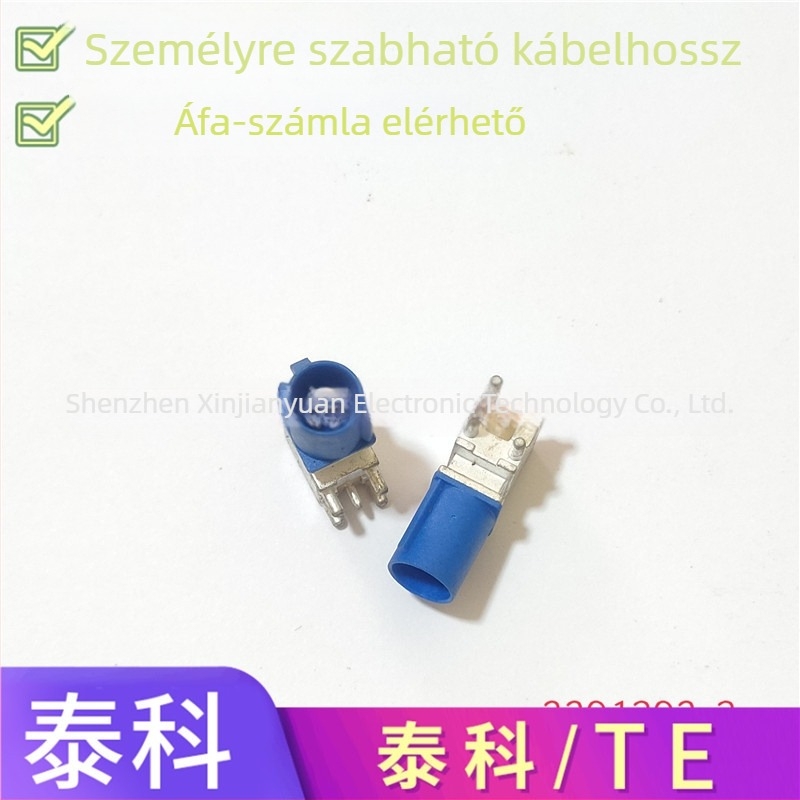 RF koaxiális csatlakozó, FAKRA-C SMB, autó GPS antenna számára, TE/Tyco 2291392-3