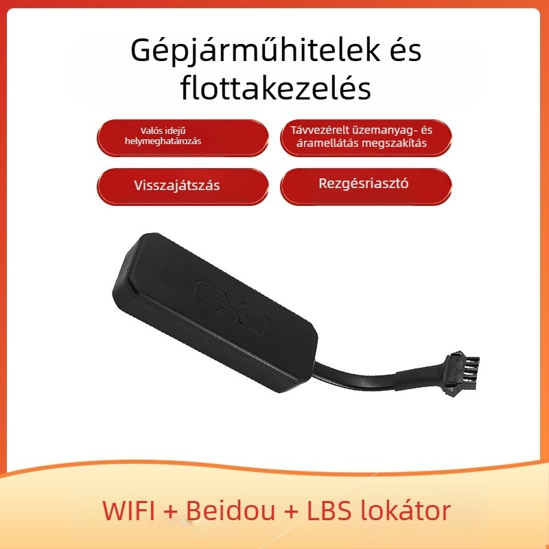 4G kábeles BeiDou GPS nyomkövető elektromos járművekhez, motorkerékpárokhoz és autókhoz – lopás elleni nyomkövetés