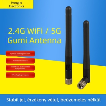 Router antenna – kettős sávú Wi‑Fi 2,4/5,8 GHz, külső rúdszerű antenna, nagy nyereség, Bluetooth-kompatibilis