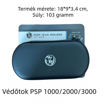 PSP 1000/2000 merev tok – hordozható védő doboz, ABS anyag, nagy kapacitás