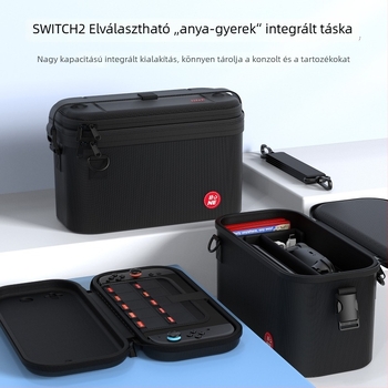 Nintendo Switch 2 konzolhoz védőtok és tárolótáska kiegészítőkkel
