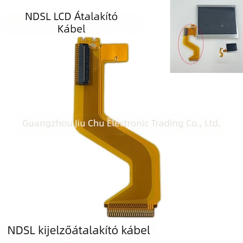 NDS Lite LCD konverziós kábel: alsó képernyőről felső képernyőre, raktáron, egyszerűsített változat