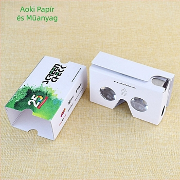 Fejre szerelhető VR szemüveg, modell vr01, papíralapú anyag, nagy felbontású, Android operációs rendszer