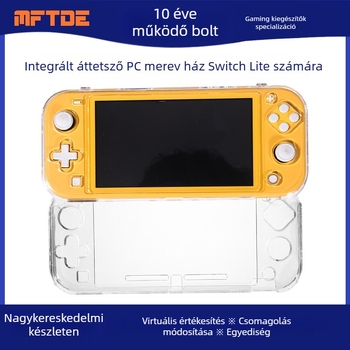 Switch Lite védőtok, PC anyag, 45 g, esésálló és csúszásmentes