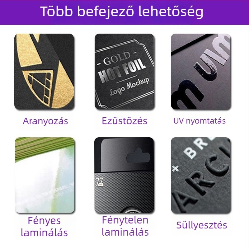 Egyedi csomagoló doboz - 230gsm papír, logónyomás elérhető, teljes körű testreszabás, több dobtípus