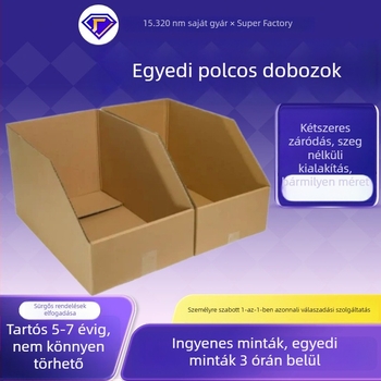 Öt rétegű KK rendkívül merev polctartó kartondoboz ferde nyílással a tároláshoz