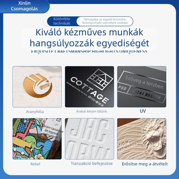 Csomagoló doboz - Anyag: papír/karton; Doboz típus: hajlított karton; Papírvastagság: 250 gsm; Nyomtatási módok: ofszet, szitanyomás, UV nyomtatás, meleg nyomtatás (ezüst); Logó nyomtatás: Lehet