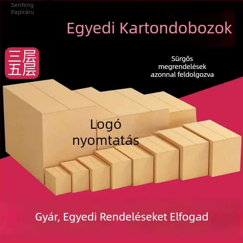 5 rétegű hullámkarton doboz; Extra kemény, 250gsm