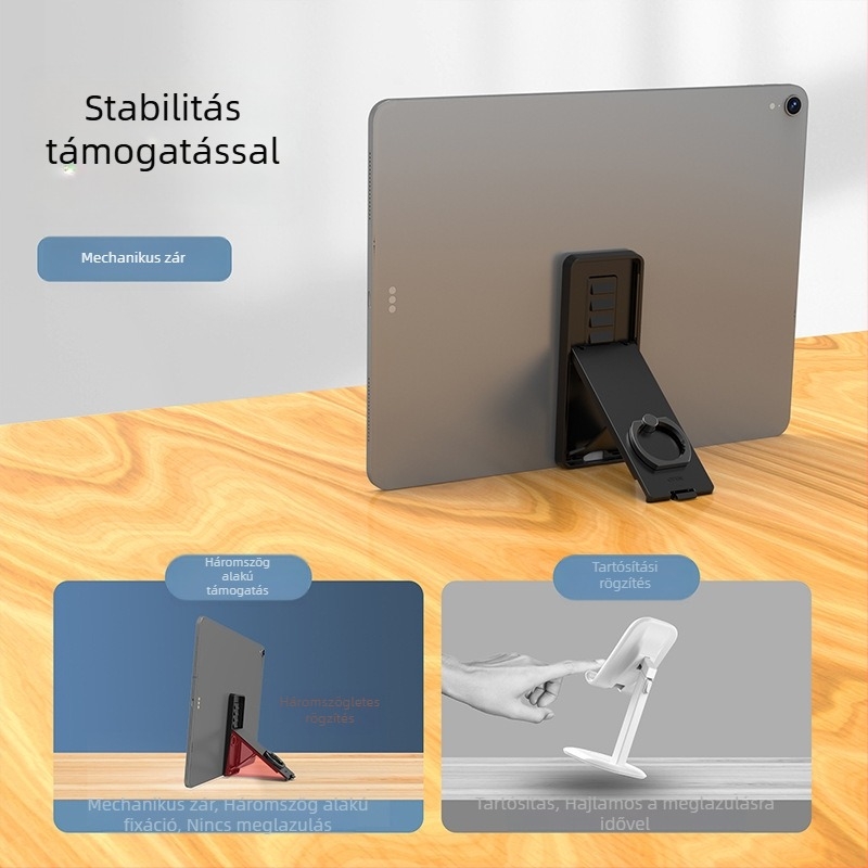 Univerzális tabletatartó egykezes működéssel – emelő típusú konzol