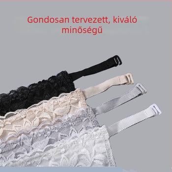 Egyrészes modal anyagú váll nélküli bustier, átlátszatlan csipkés szegéllyel, rövid fazon, expozíció elleni