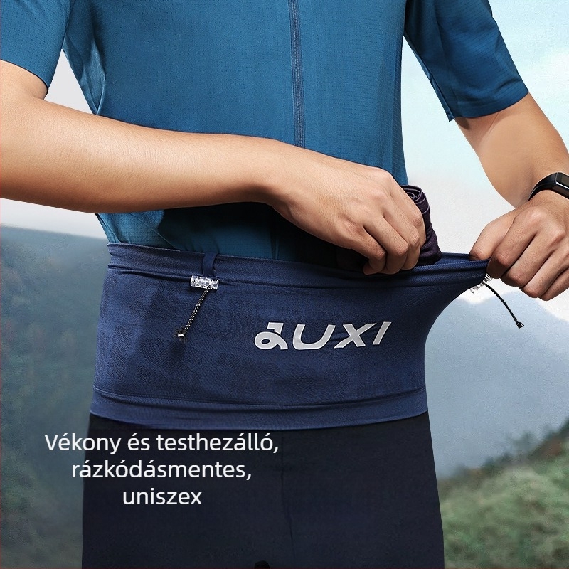 Többfunkciós futó deréktáska fényvisszaverő övvel, kültéri edzésekhez – uniszex