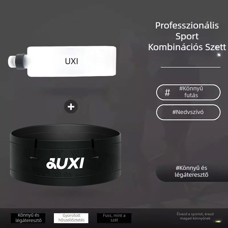Többfunkciós futó deréktáska fényvisszaverő övvel, kültéri edzésekhez – uniszex