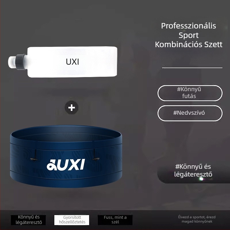 Többfunkciós futó deréktáska fényvisszaverő övvel, kültéri edzésekhez – uniszex
