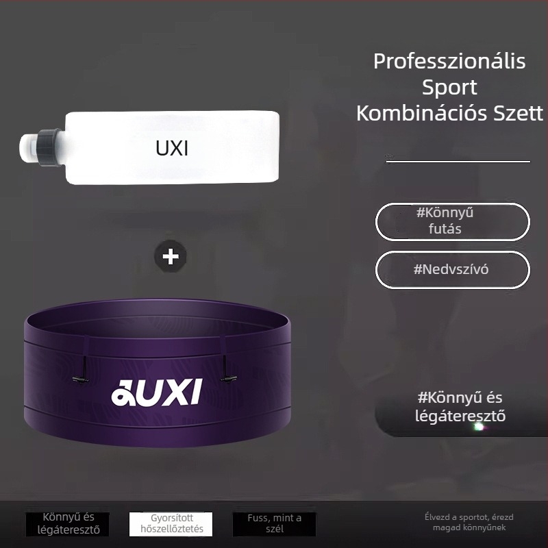 Többfunkciós futó deréktáska fényvisszaverő övvel, kültéri edzésekhez – uniszex