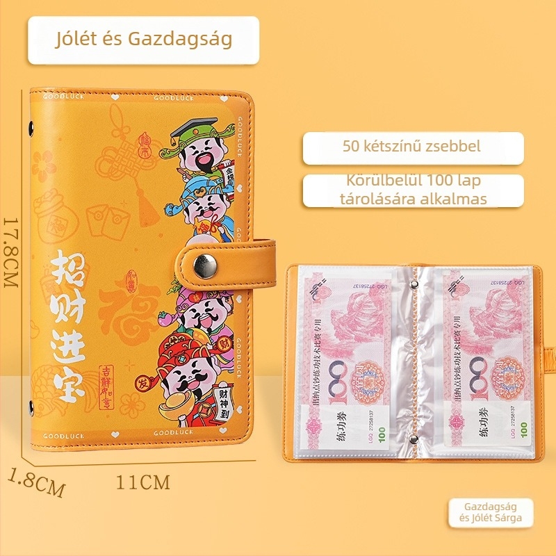 PU kártyatartó anime mintával, RFID védelem, tartós és tárolható