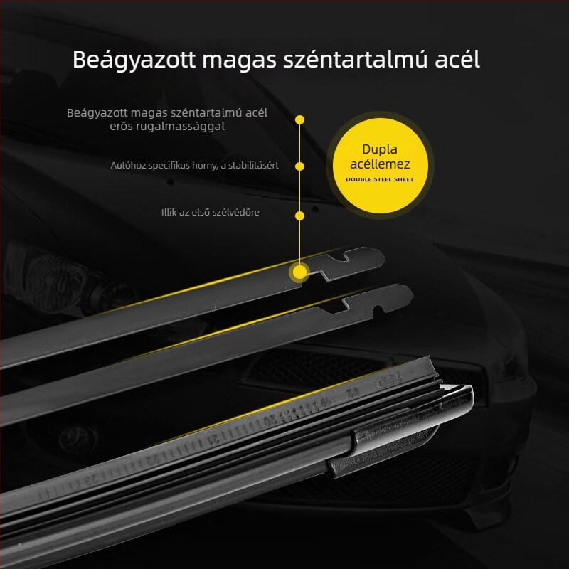 Keret nélküli ablaktörlő Volkswagen Polohoz — gumi, márka Changxi, első és hátsó