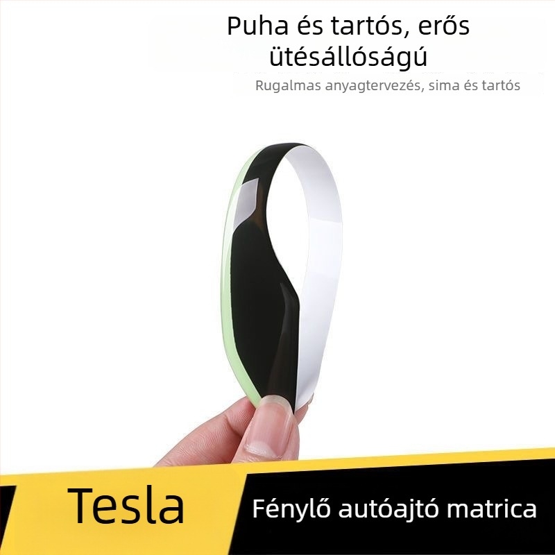 Tesla ajtókilincs matricák – epoxy alapú ütközésgátló ragasztó, Model 3/Y-hoz (Származás: Guangzhou, Guangdong)