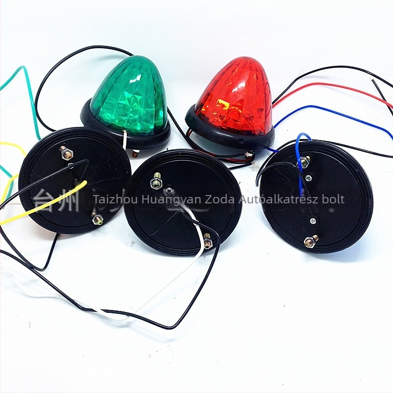 LED oldalsó fény kamionhoz | 12-24V, műanyag + LED, márka Double