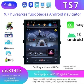 Android autó navigációs rendszer kerettel, mindent egyben: GPS navigáció, tolató kamera, DSP hangfeldolgozás, CarPlay kompatibilis