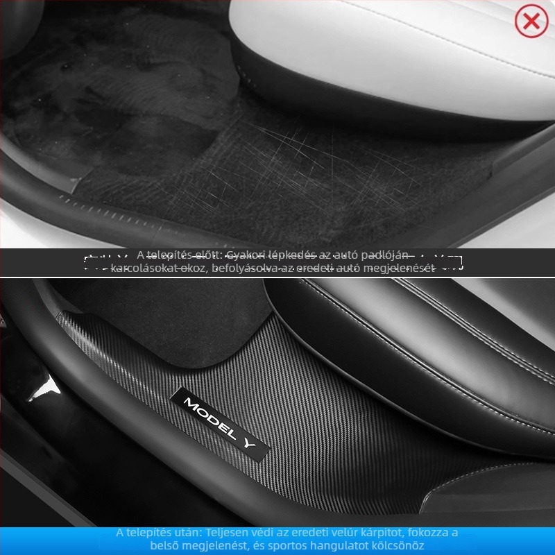 Tesla Model Y ajtó küszöb védő - 2019–2024, automata váltó