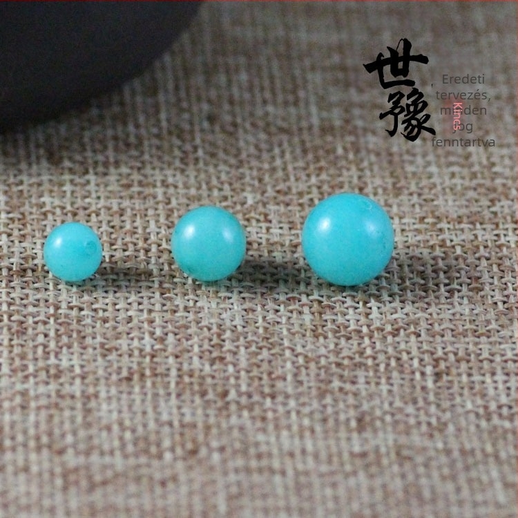Tianhe kő gömbölyű gyöngyök, szabad gyöngyök DIY ékszerkészítéshez, Xingyue Bodhi gyöngyök