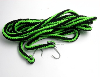 Pamutból készült poggyászheveder dupla vas horogokkal, teherbírás 50