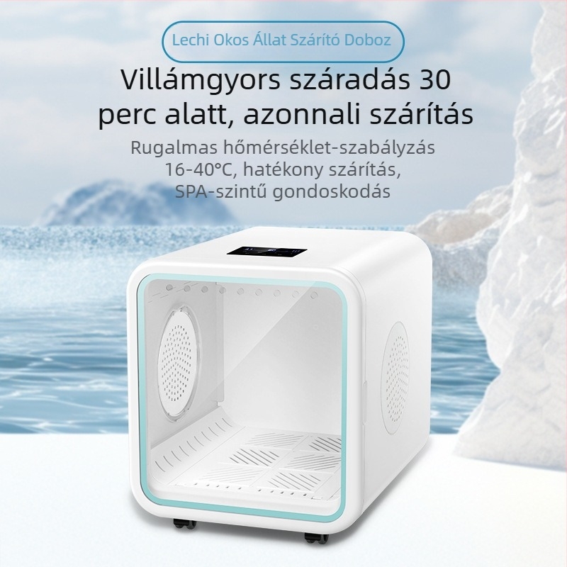 Kisállat-szárítókabin, modell SU9, teljesítmény <1000W, 220V, PTC fűtés, DC motor