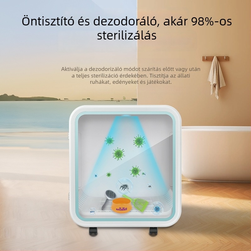 Kisállat-szárítókabin, modell SU9, teljesítmény <1000W, 220V, PTC fűtés, DC motor