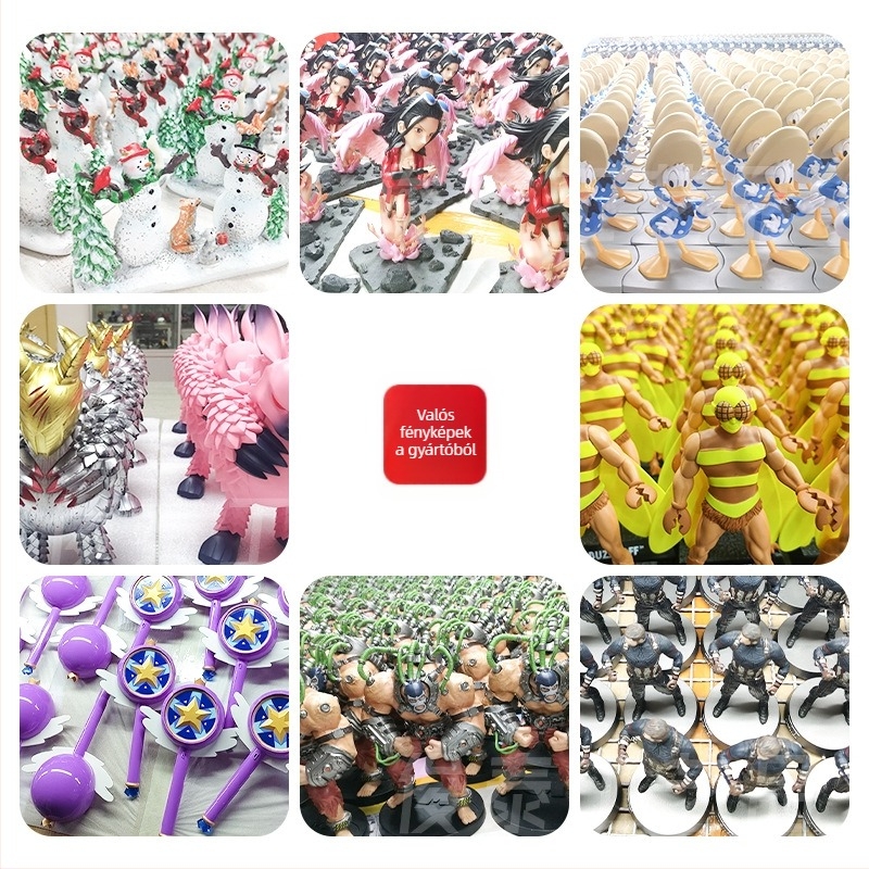 Resin mikro táj dekor - vállalati kabala, kézzel készített irodai figura, testre szabható rajz és minták szerint (Márka Juntai, Termékkód Zs4)
