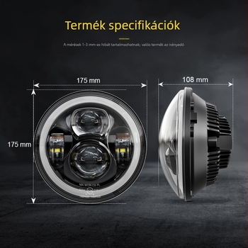 Autó LED fényszóró duál színű éjszakai fényerővel | 60W | 15000 lm | 9-36V | 500000 h