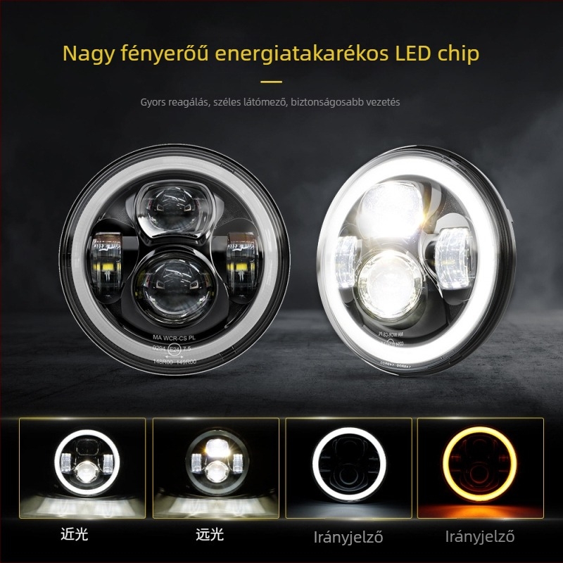 Autó LED fényszóró duál színű éjszakai fényerővel | 60W | 15000 lm | 9-36V | 500000 h