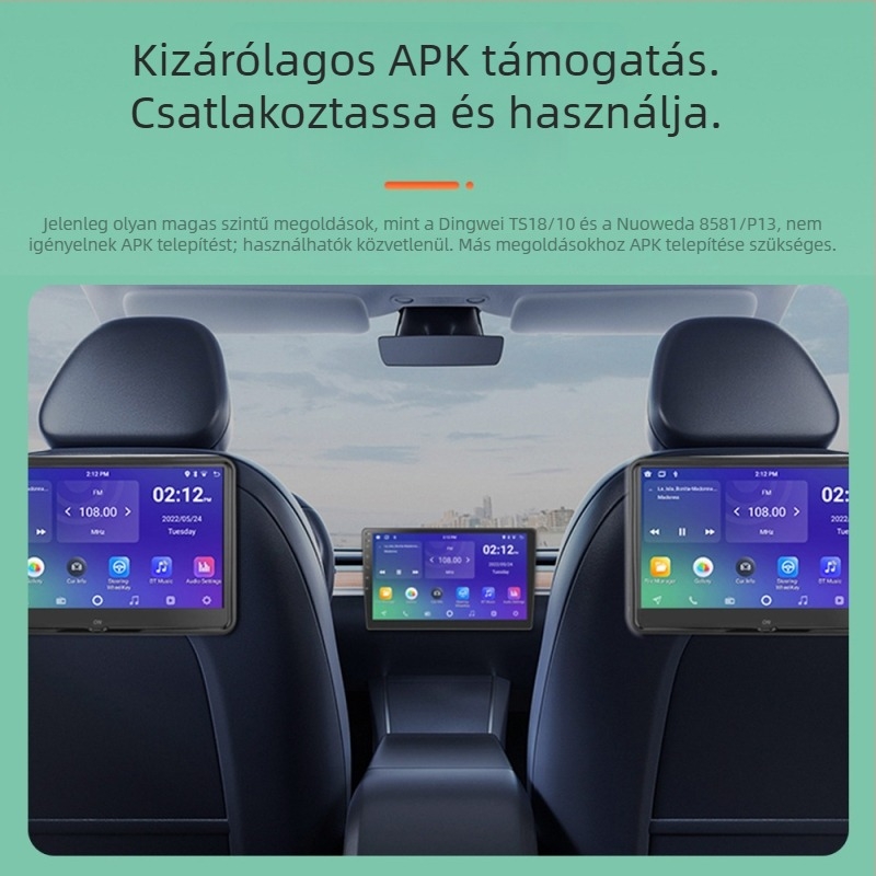 Universális Android USB-CVBS autós videó átalakító, TH99USB, SEMAITU, 12V tápegység